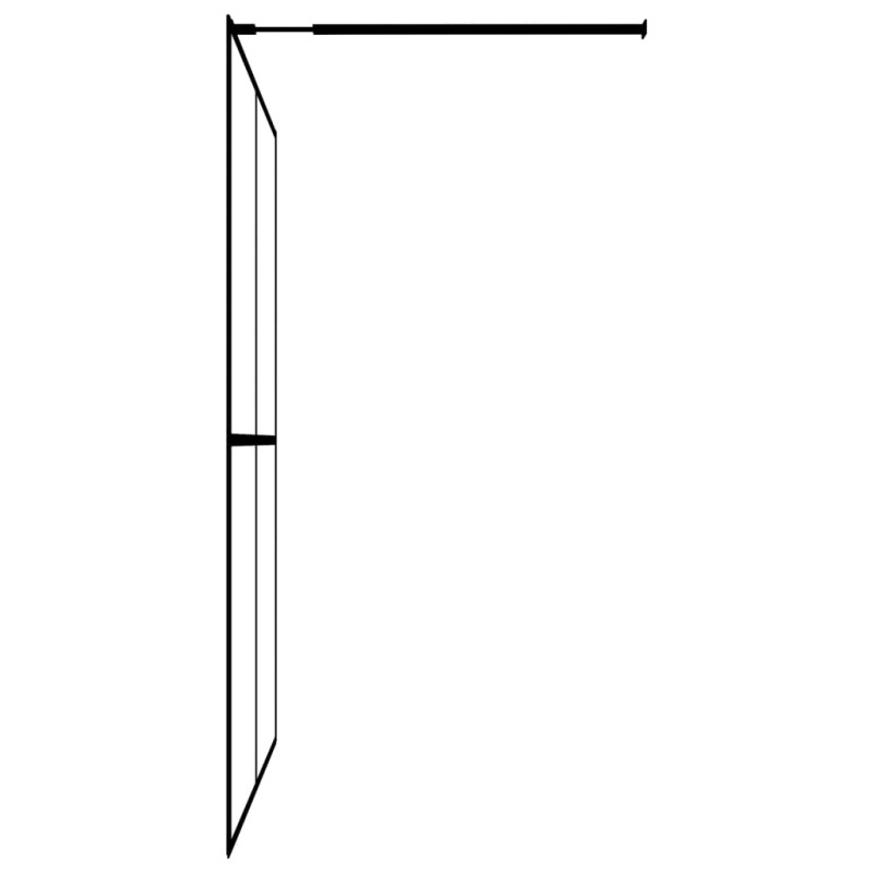 Produktbild för Duschvägg till duschkabin härdat frostat glas 90x195 cm