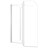 Miniatyr av produktbild för Badkarsvägg 120x69x130 cm härdat glas transparent