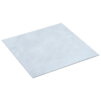 Miniatyr av produktbild för Självhäftande golvplankor 5,11 m² PVC vit marmor