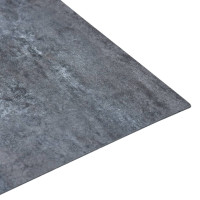 Produktbild för Självhäftande golvplankor 5,11 m² PVC grå marmor
