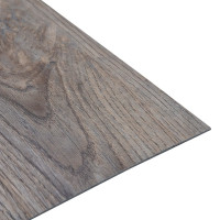Produktbild för Självhäftande golvplankor 5,11 m² PVC ljusbrun