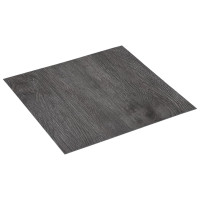 Produktbild för Självhäftande golvplankor 5,11 m² PVC brun