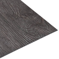 Produktbild för Självhäftande golvplankor 5,11 m² PVC brun