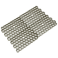 Produktbild för Gräsarmering 16 st grön 60x40x3 cm plast