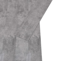 Miniatyr av produktbild för Ej självhäftande PVC-golvplankor 5,26 m² 2 mm cementbrun