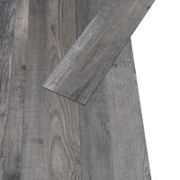 Produktbild för Golvbrädor PVC 4,46 m² 3 mm självhäftande industriellt trä