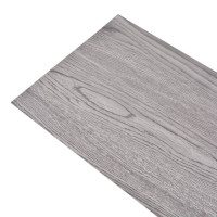 Miniatyr av produktbild för Ej självhäftande PVC-golvplankor 4,46 m² 3 mm mörkgrå