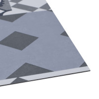 Produktbild för PVC-golvbrädor självhäftande 5,11 m² färgat mönster