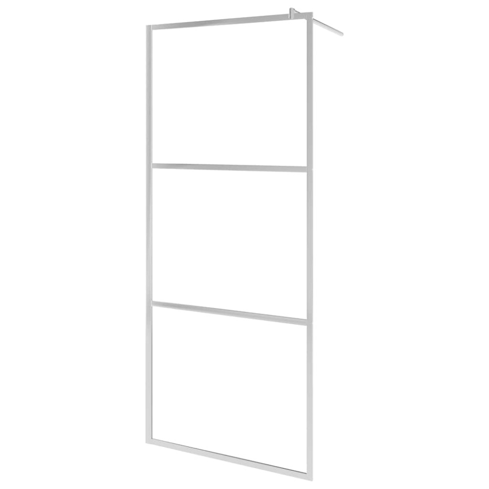Produktbild för Duschvägg med klart ESG-glas 115x195 cm