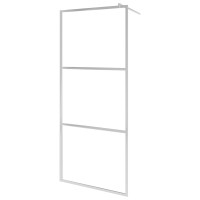 Produktbild för Duschvägg med klart ESG-glas 115x195 cm