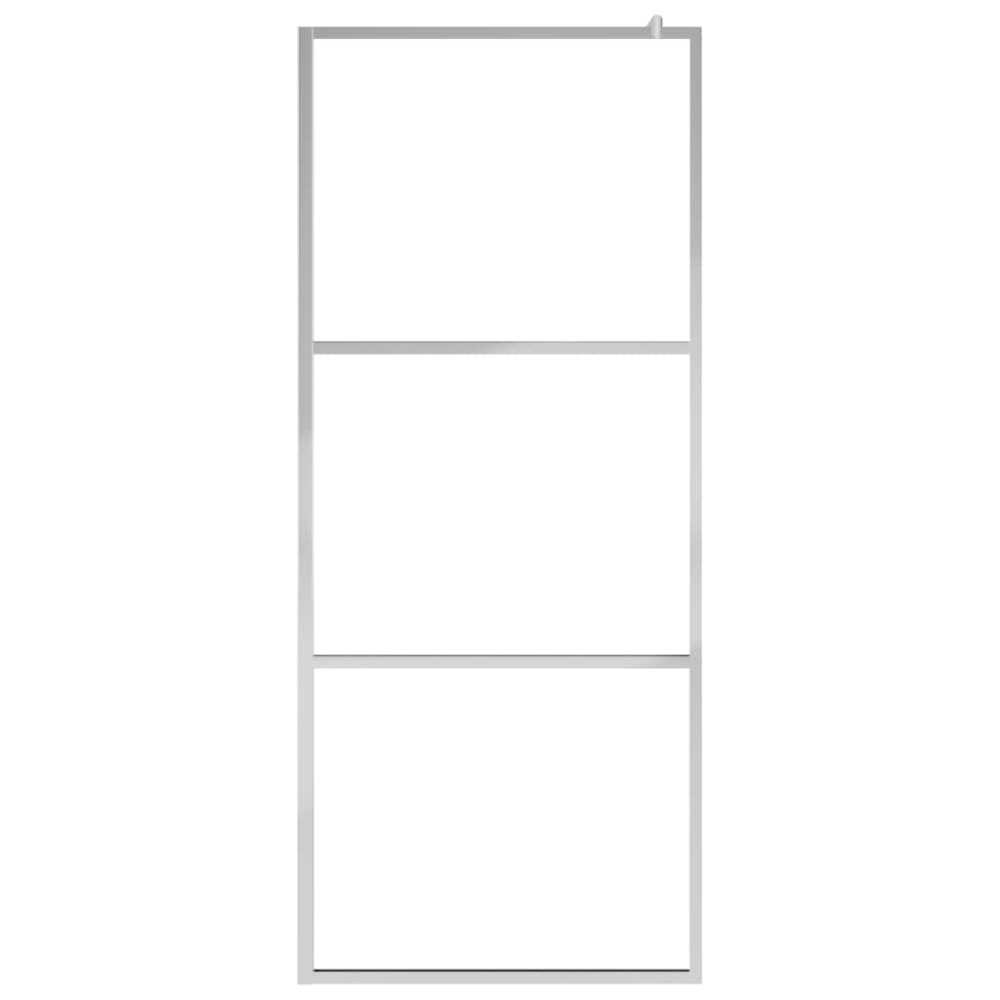Produktbild för Duschvägg med klart ESG-glas 115x195 cm