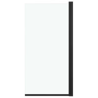 Produktbild för Duschvägg ESG 68x130 cm svart