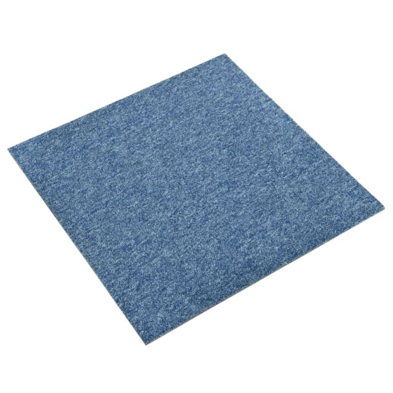 Produktbild för Textilplattor 20 st 5 m² 50x50 cm blå