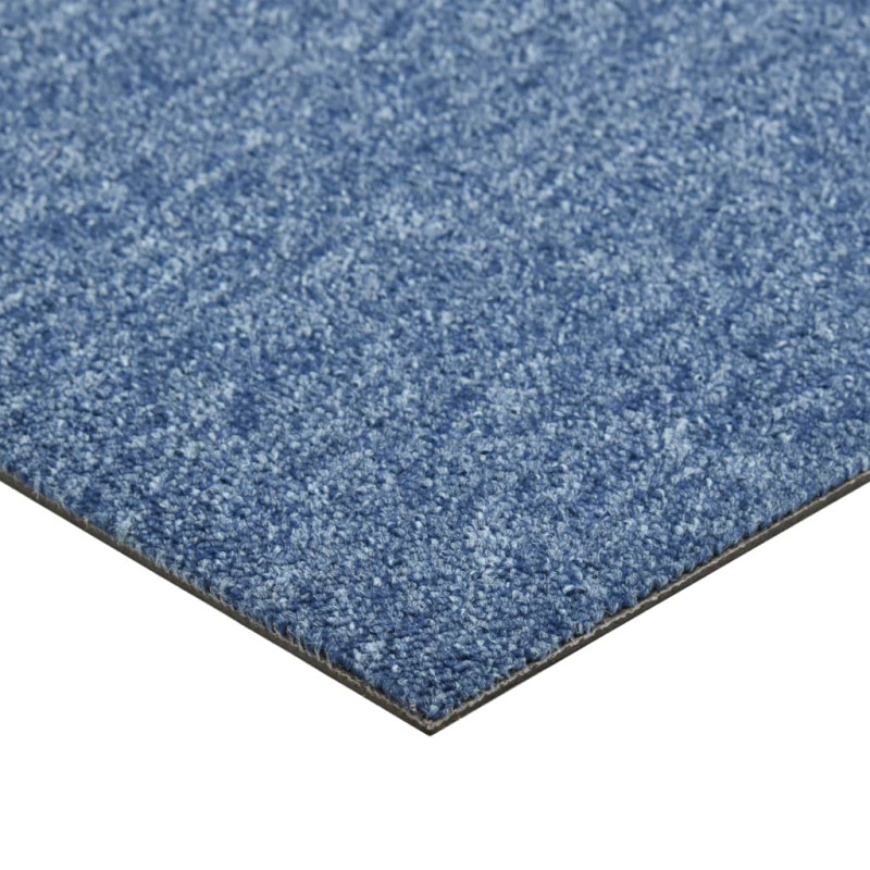 Produktbild för Textilplattor 20 st 5 m² 50x50 cm blå
