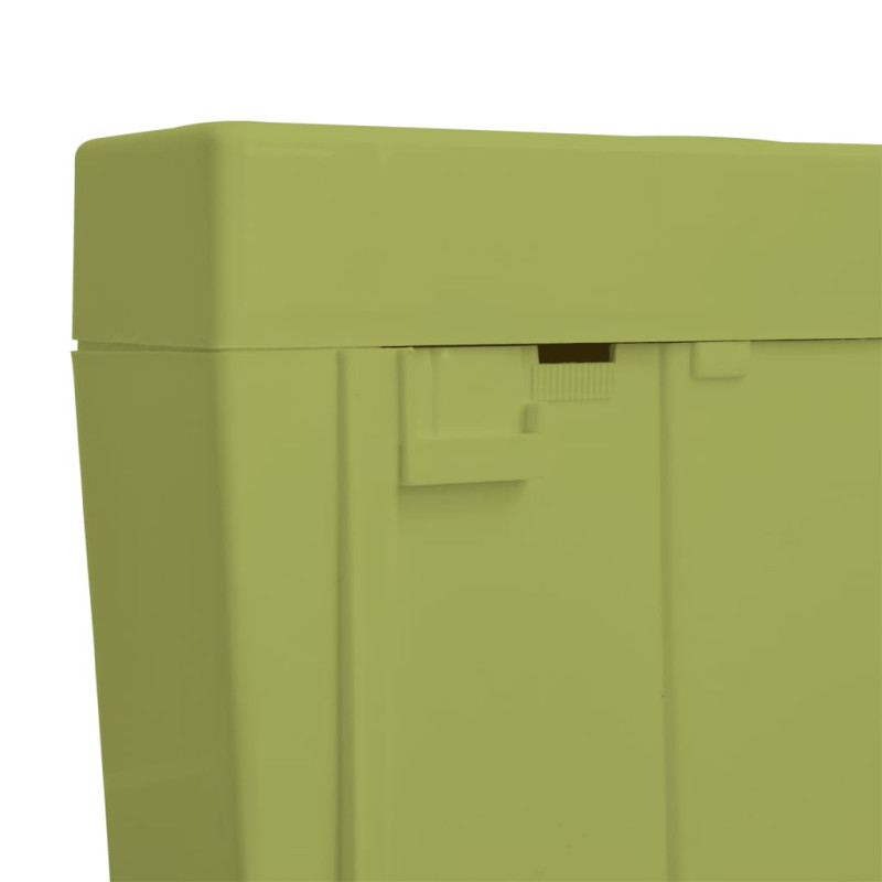 Produktbild för Cistern till toalett med botten inlopp 3/6 L olivgrön
