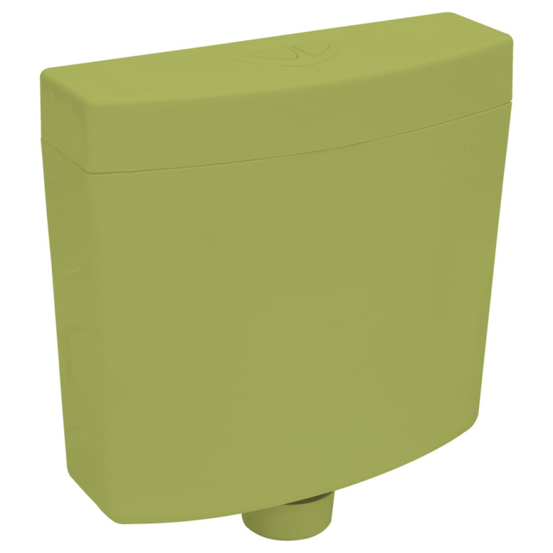 Produktbild för Cistern till toalett med botten inlopp 3/6 L olivgrön