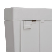 Produktbild för Cistern till toalett med botten inlopp 3/6 L grå