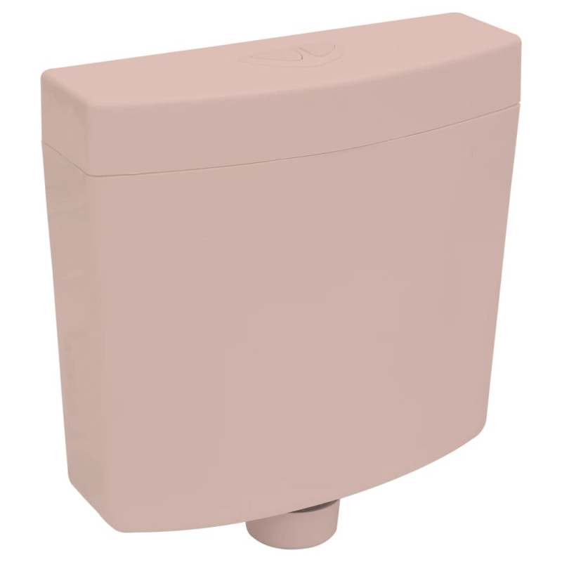 Produktbild för Cistern till toalett med botten inlopp 3/6 L laxrosa