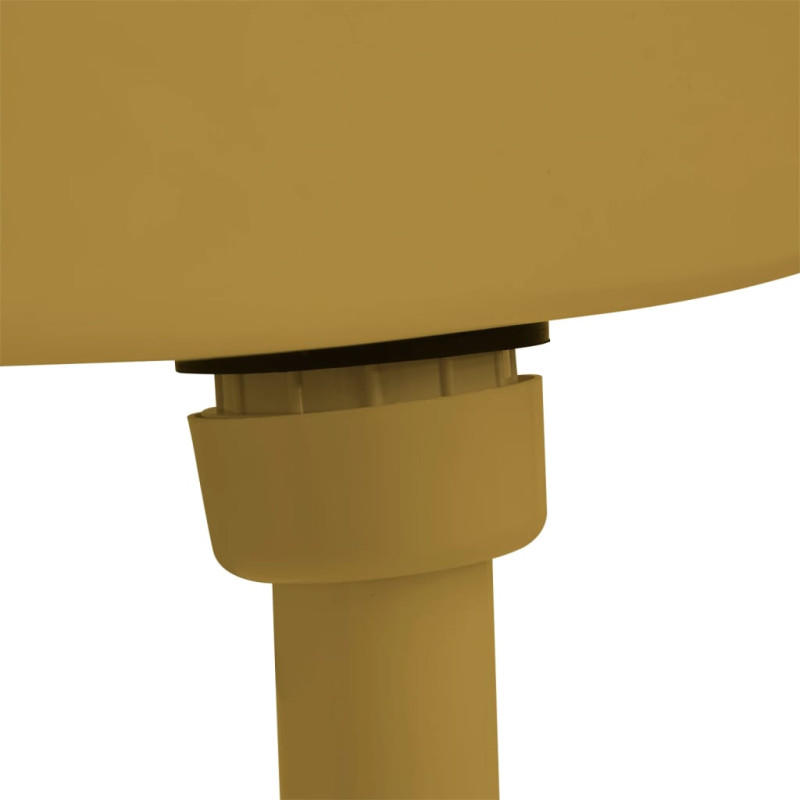 Produktbild för Cistern till toalett med botten inlopp 3/6 L currygul