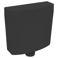 Produktbild för Cistern till toalett med botten inlopp 3/6 L svart