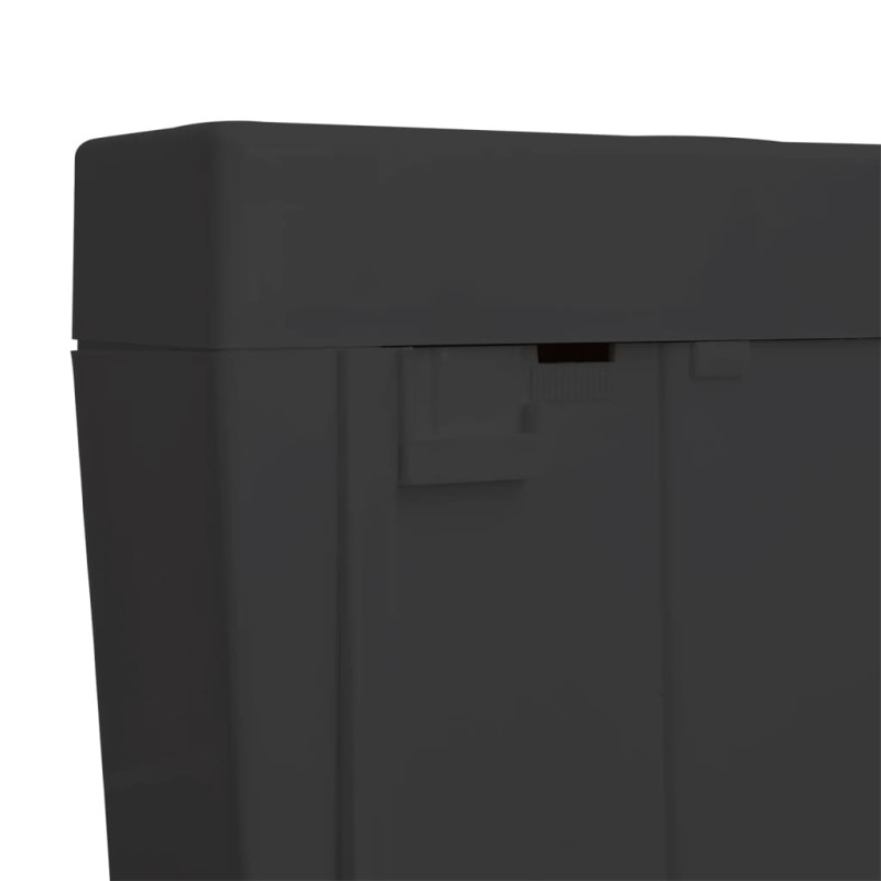 Produktbild för Cistern till toalett med botten inlopp 3/6 L svart