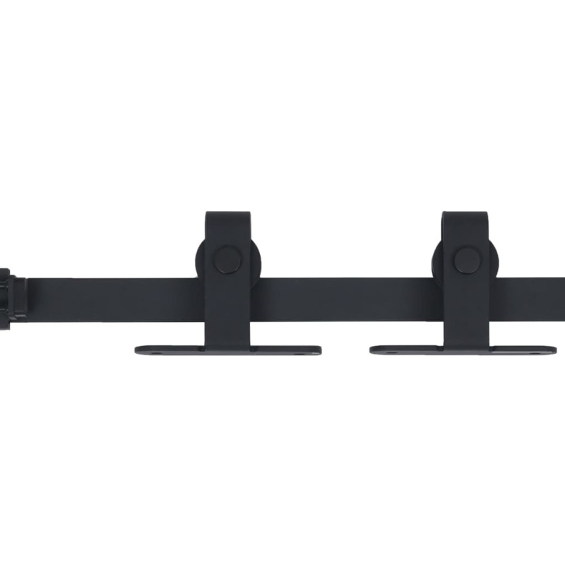 Produktbild för Mini skjutdörrsbeslag för skåp kolstål 200 cm