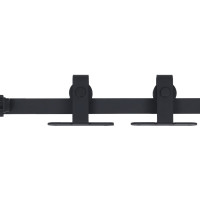 Produktbild för Mini skjutdörrsbeslag för skåp kolstål 122 cm