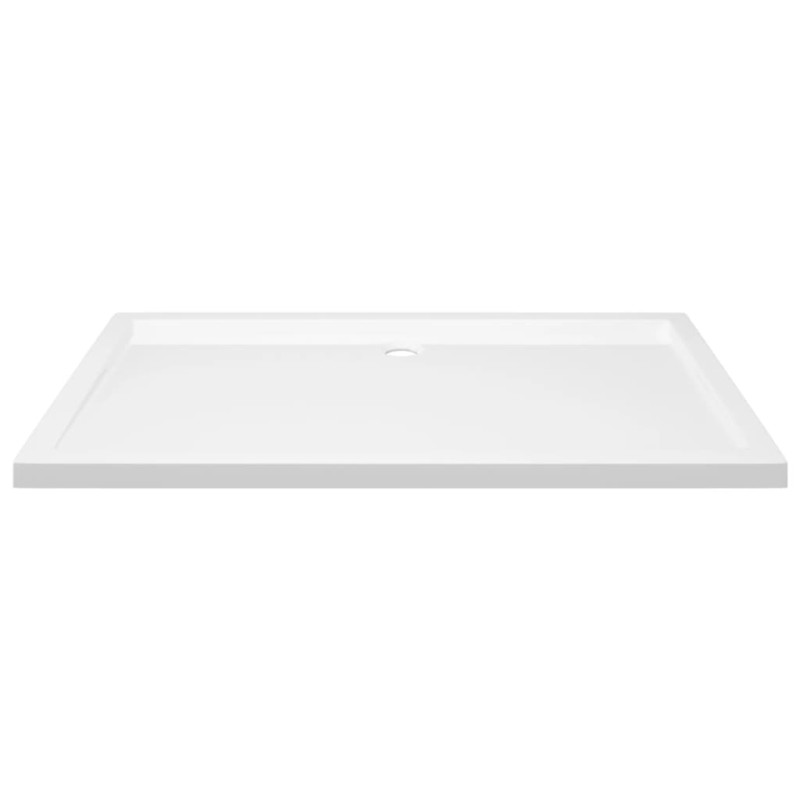 Produktbild för Duschkar rektangulärt ABS vit 70x120 cm