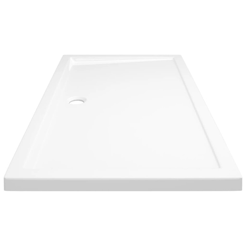 Produktbild för Duschkar rektangulärt ABS vit 70x120 cm