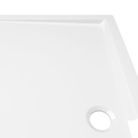 Miniatyr av produktbild för Duschkar rektangulärt ABS vit 70x120 cm