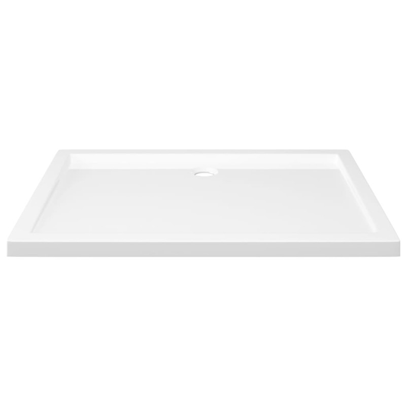 Produktbild för Duschkar rektangulärt ABS vit 70x100 cm