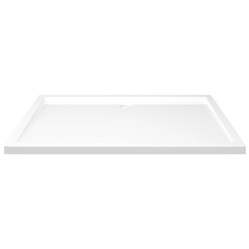Produktbild för Duschkar rektangulärt ABS vit 80x120 cm