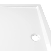 Miniatyr av produktbild för Duschkar rektangulärt ABS vit 80x120 cm