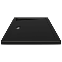 Miniatyr av produktbild för Duschkar rektangulärt ABS svart 70x90 cm