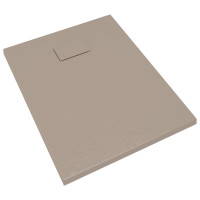 Produktbild för Duschkar SMC brun 90x70 cm