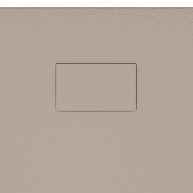 Produktbild för Duschkar SMC brun 100x70 cm