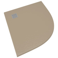 Produktbild för Duschkar SMC brun 90x90 cm