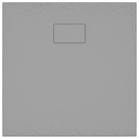 Miniatyr av produktbild för Duschkar SMC grå 80x80 cm