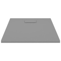 Miniatyr av produktbild för Duschkar SMC grå 90x70 cm