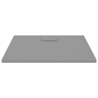 Produktbild för Duschkar SMC grå 90x80 cm