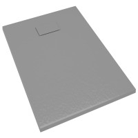 Miniatyr av produktbild för Duschkar SMC grå 100x70 cm