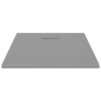 Miniatyr av produktbild för Duschkar SMC grå 100x80 cm