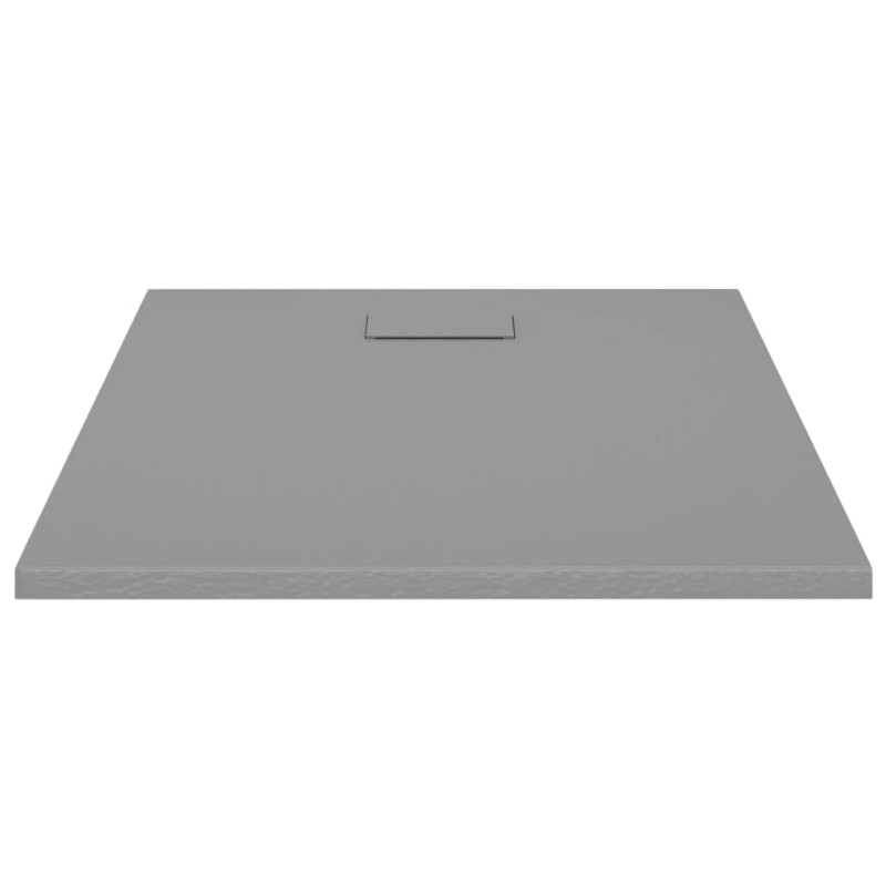 Produktbild för Duschkar SMC grå 100x80 cm