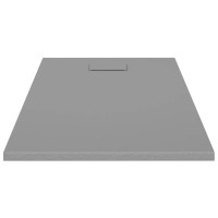 Produktbild för Duschkar SMC grå 120x70 cm