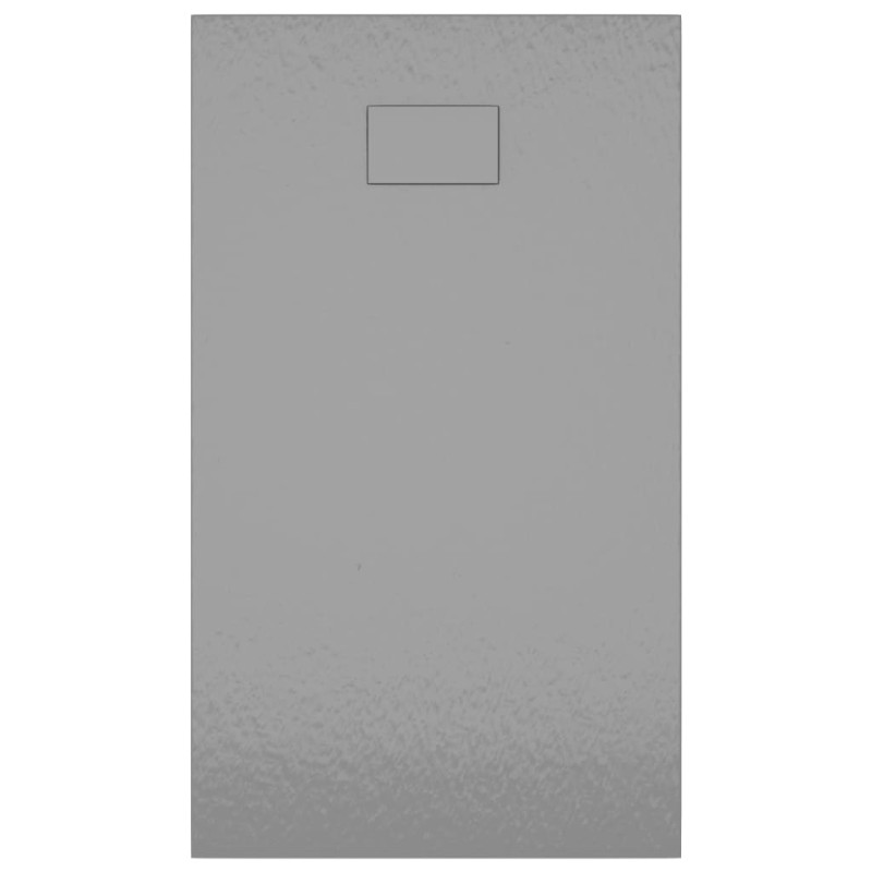 Produktbild för Duschkar SMC grå 120x70 cm
