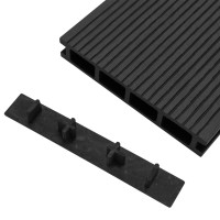 Miniatyr av produktbild för Kantlist 10 st svart plast