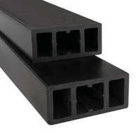 Miniatyr av produktbild för Kompositregel 6 st svart 170x8,5x4,5 cm WPC