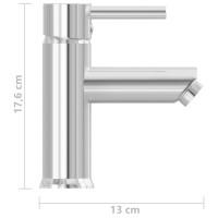 Miniatyr av produktbild för Badrumsblandare kromad finish 130x176 mm