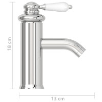 Miniatyr av produktbild för Badrumsblandare kromad finish 130x180 mm
