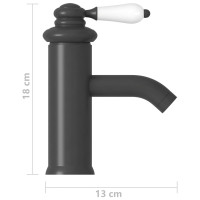 Miniatyr av produktbild för Badrumsblandare grå 130x180 mm